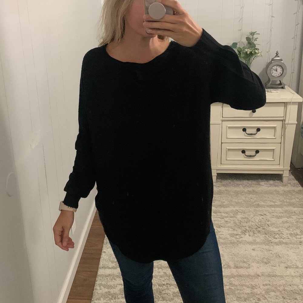 Black Oversized Sweater